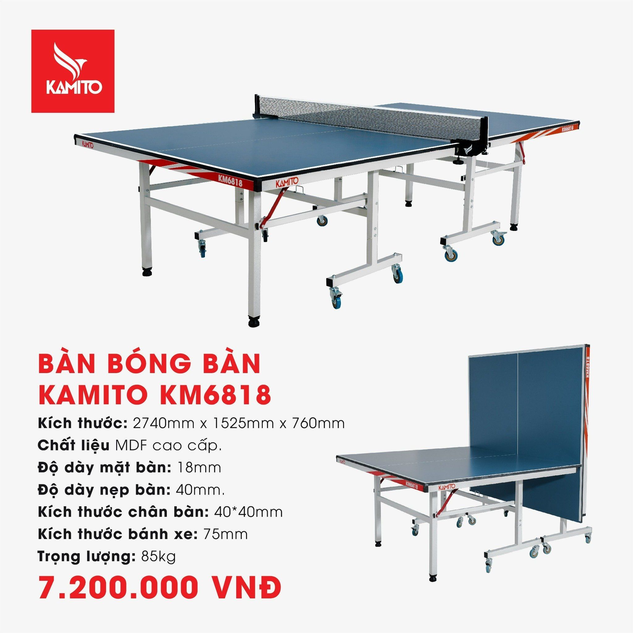  BÀN KAMITO KM6818 V2 