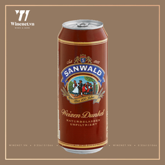 BIA ĐỨC SANWALD WEIZEN DUNKEL LON