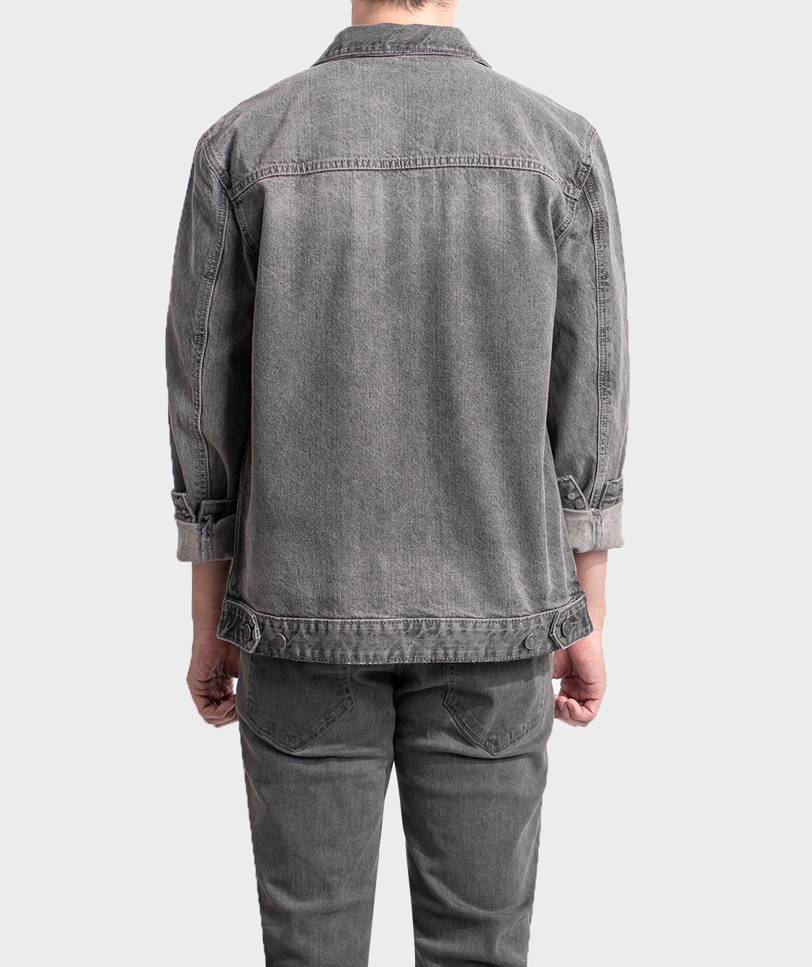 Áo Khoác Nam Jeans Rã Thân AK104204