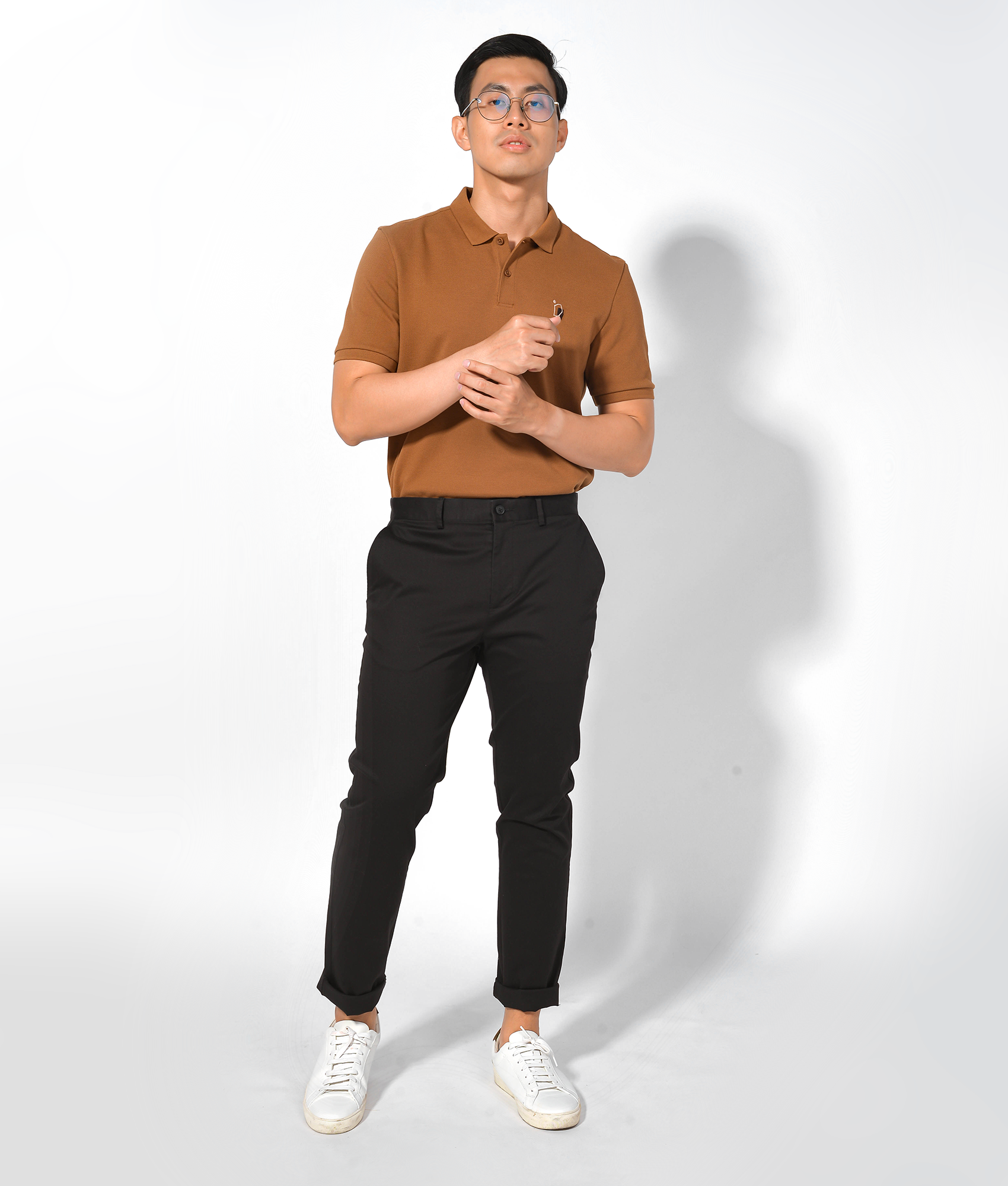 Quần khaki form slim crop - 10F20PCA007