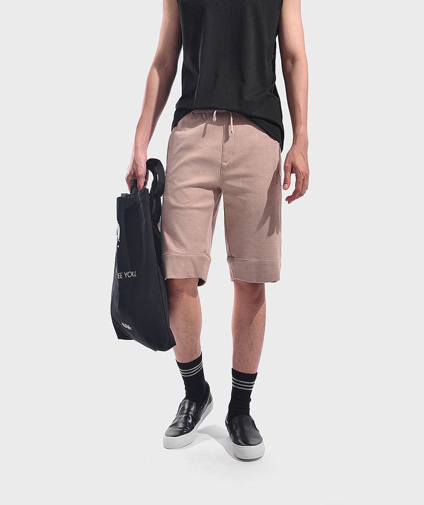 Quần Short Nam Knit Khóa Túi - QS24300