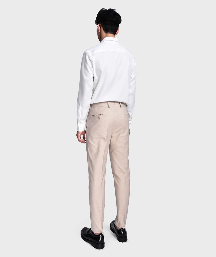 Quần Vải Nam Form Slim Cropped - QV12502