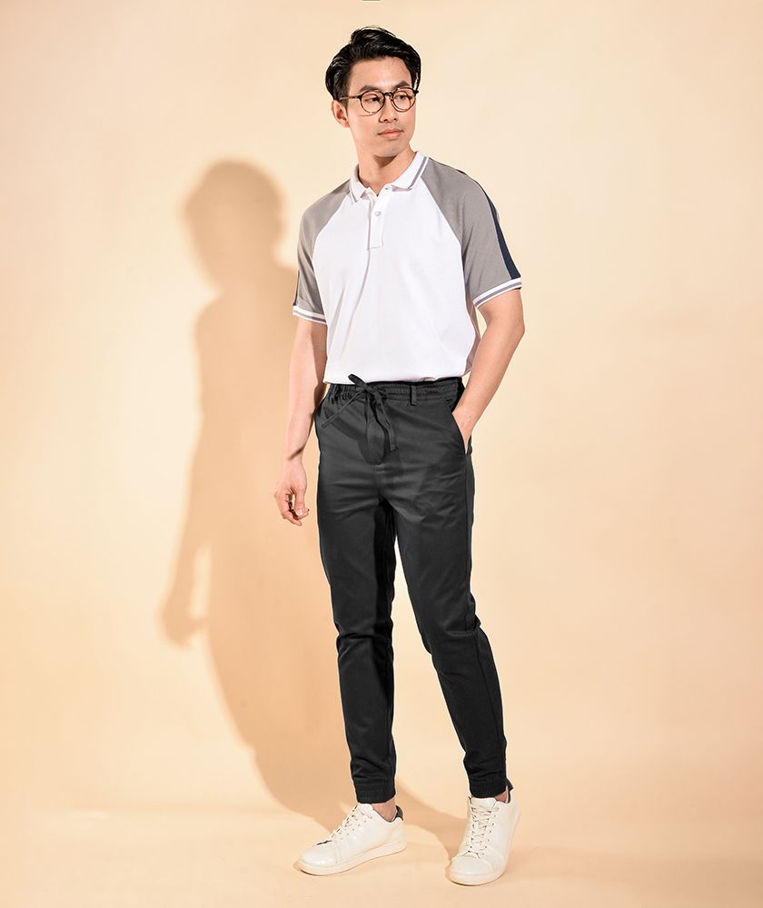 Quần Kaki Nam Form Jogger 10F19PJO008