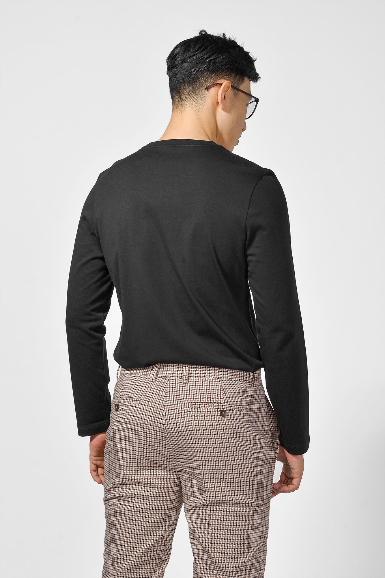 Áo Thun Nam Tay Dài form Fitted - 10F20TSH020
