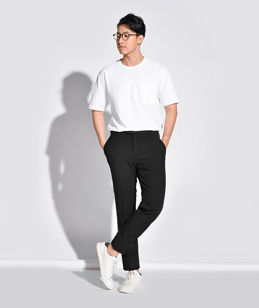 Quần vải dài form slim QV112027