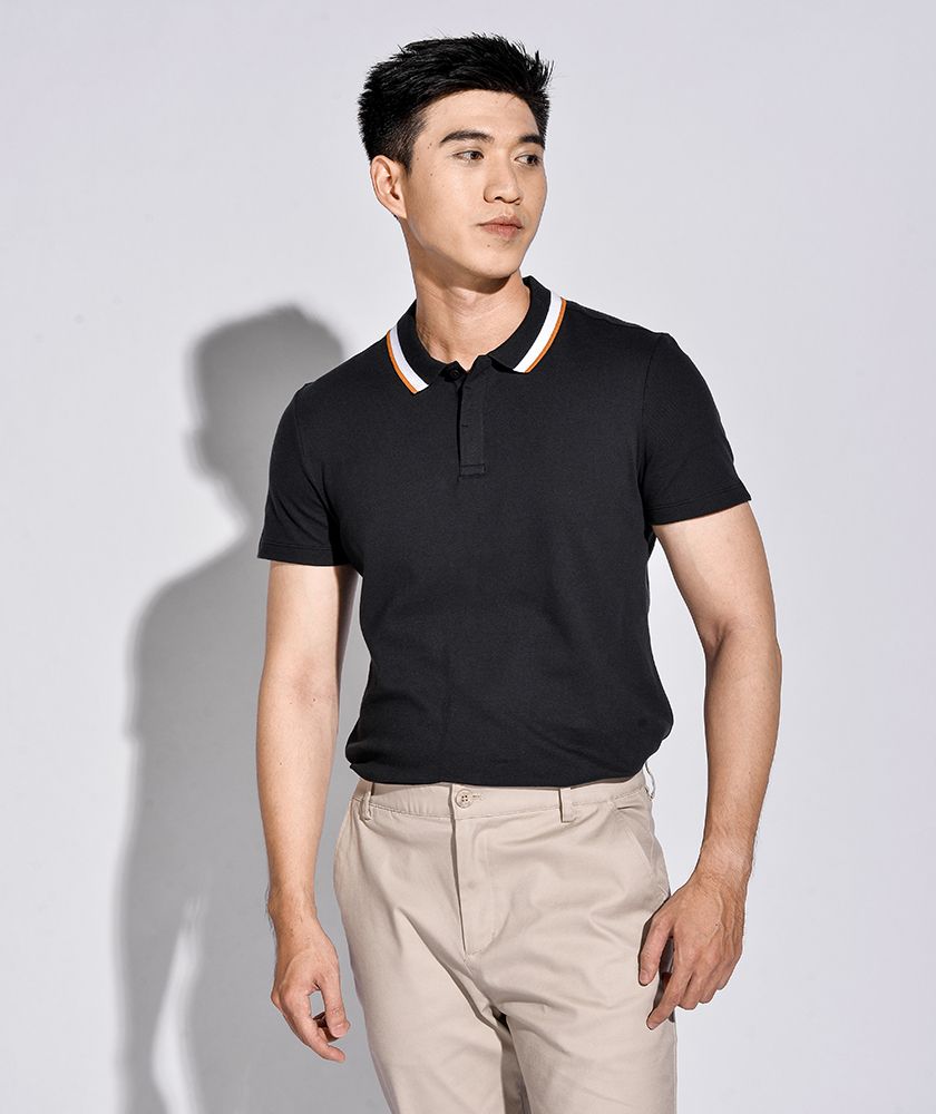 Áo Thun Polo Ngắn Tay Nam Form Fitted 10S20POL007