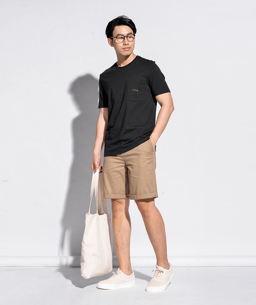 Áo Thun Nam Có Túi Tay Ngắn Form Regular 10S20TSH025