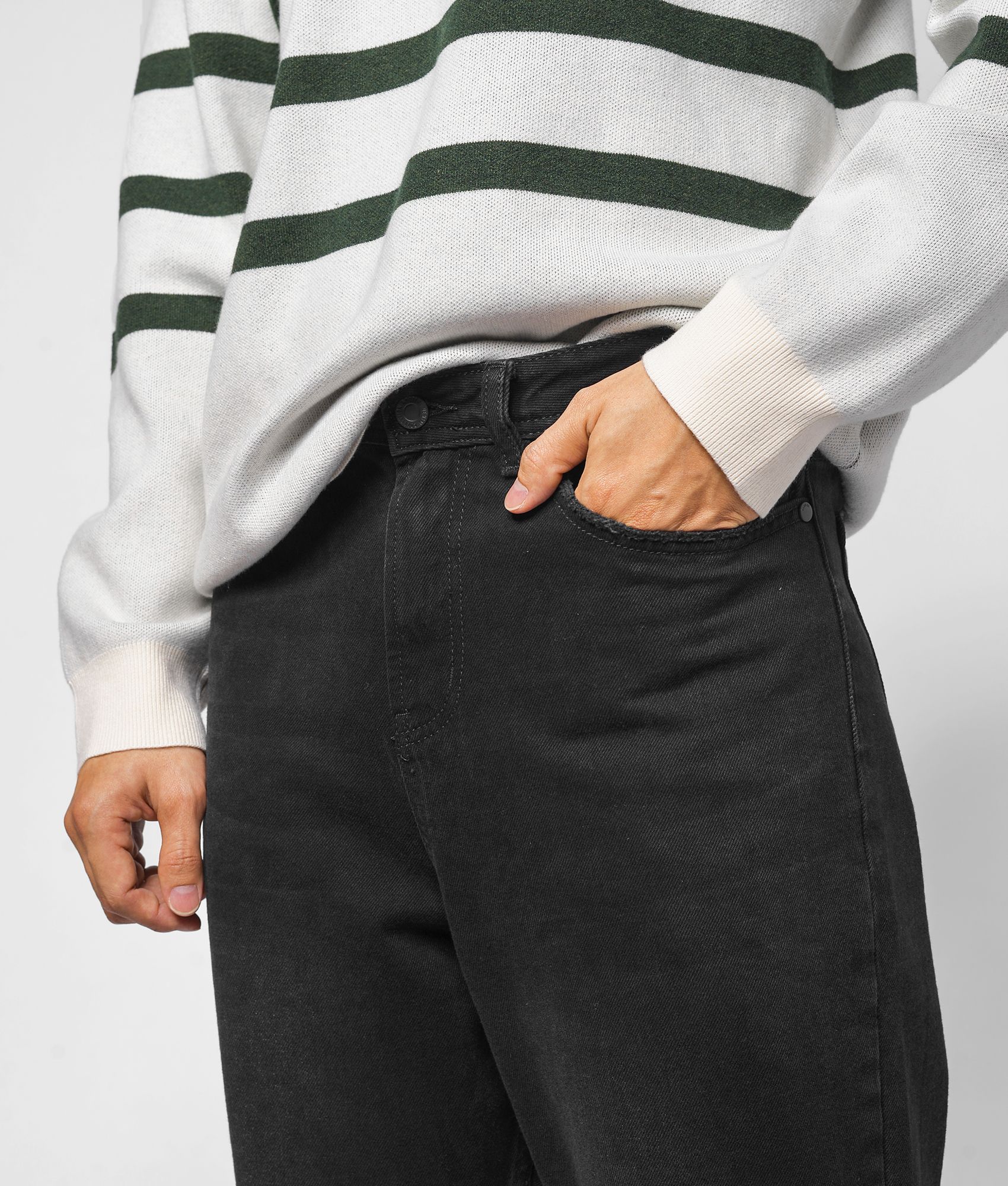 Quần jeans form loose - 10F20DPA025