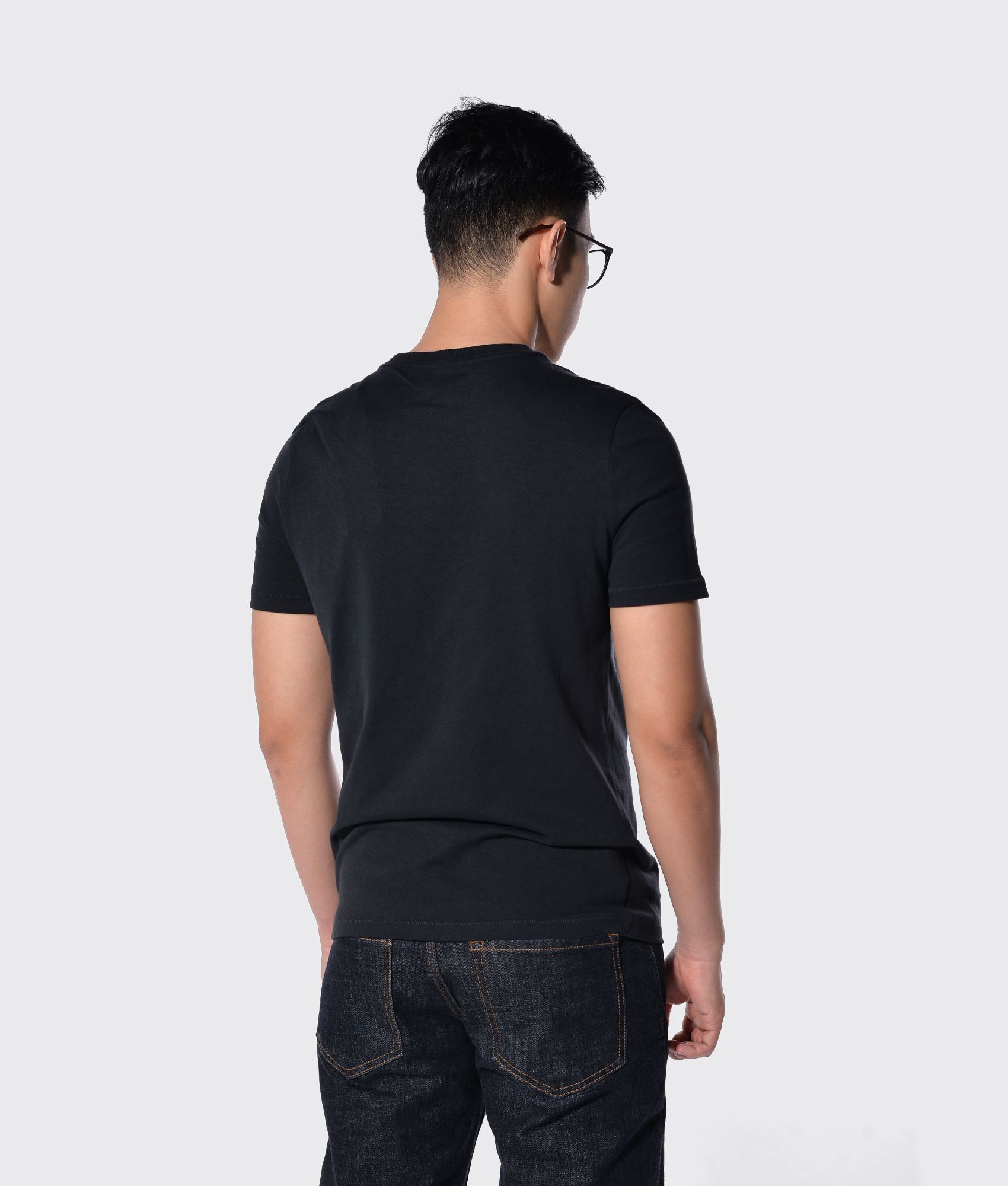 Áo thun tay ngắn, túi ngực có thêu form fitted - 10F20TSH005