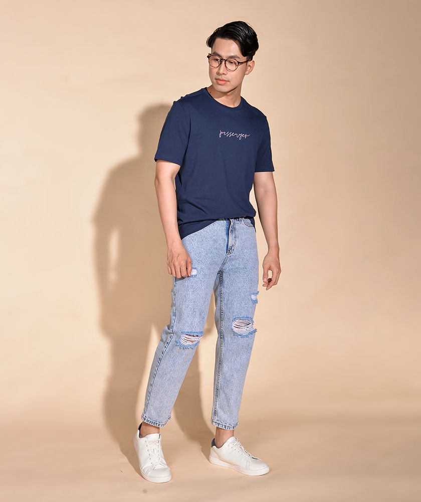 Áo Thun Nam Tay Ngắn Form Regular 10S20TSH015
