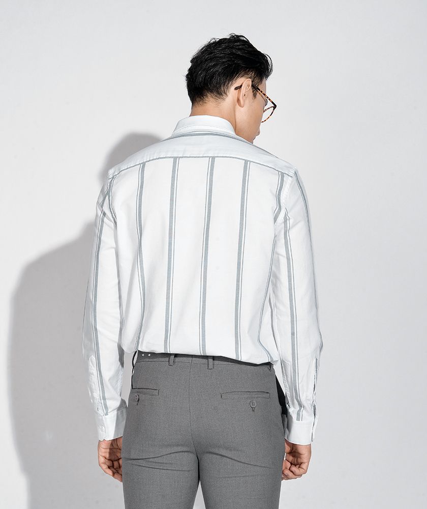 Áo Sơ Mi Nam Tay Dài Form Fitted 1020SHL009