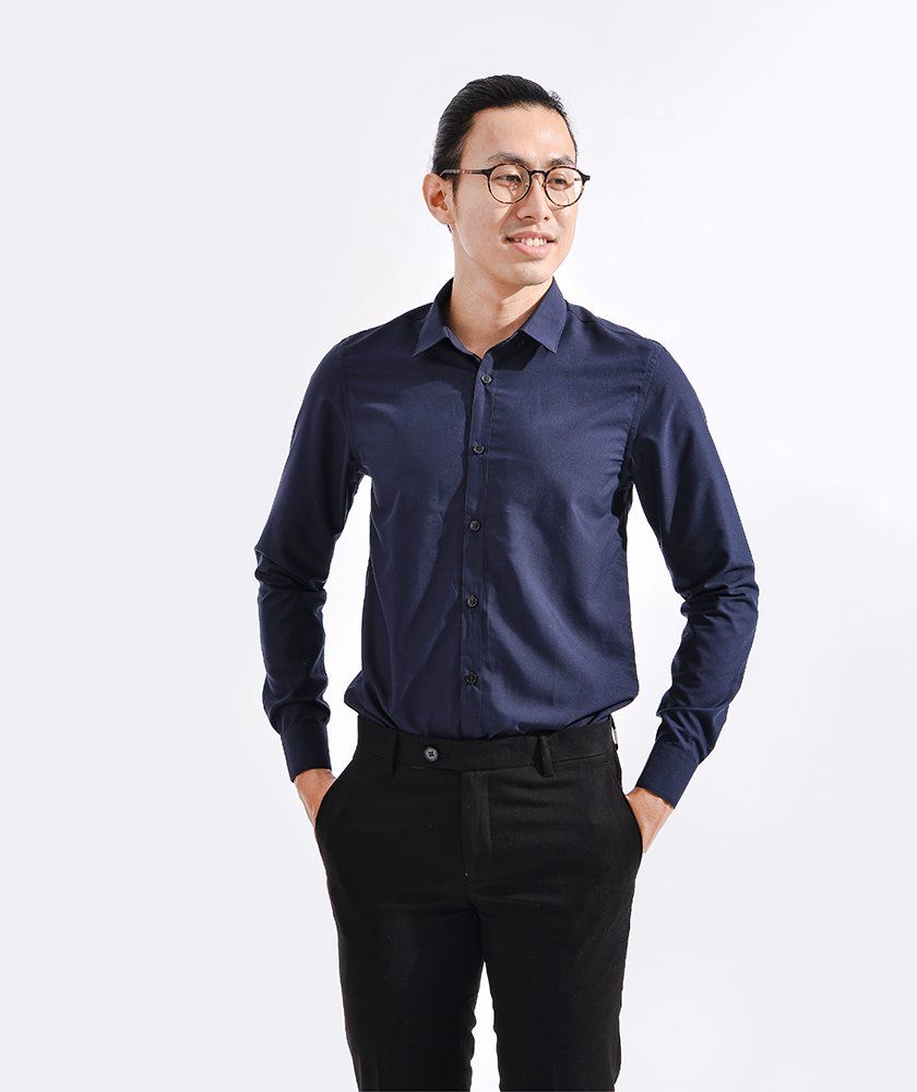 Áo Sơ Mi Nam Tay Dài Modal SM11520