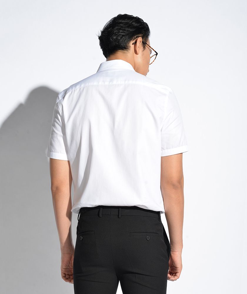 Áo Sơ Mi Nam Tay Ngắn Form Fitted 10S20SHS003