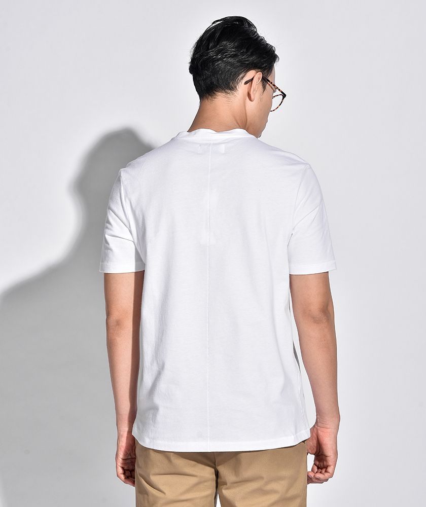Áo Thun Trơn Xâm Lai Bright White Form Regular 10S20TSH006