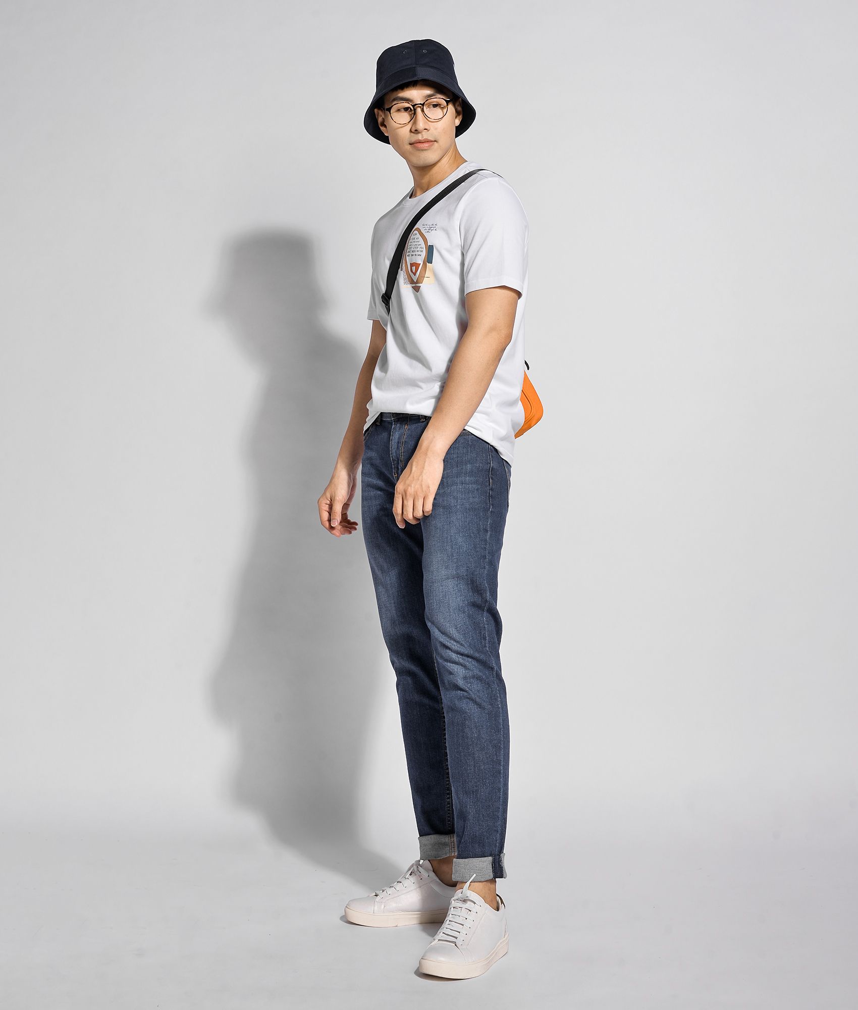 Áo thun tay ngắn thêu form regular - 10F20TSH008