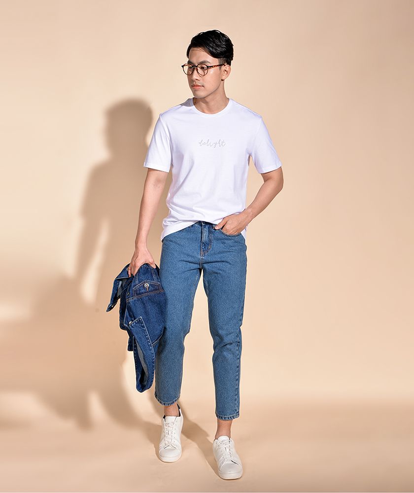 Áo Thun Nam Tay Ngắn Form Regular 10S20TSH015