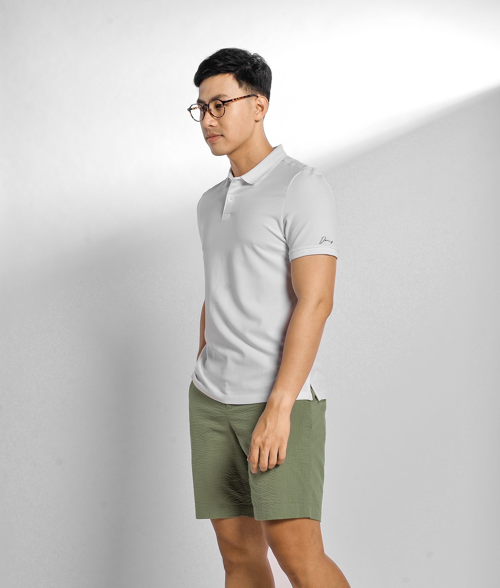 Áo polo cotton form slim - 10F20POL002
