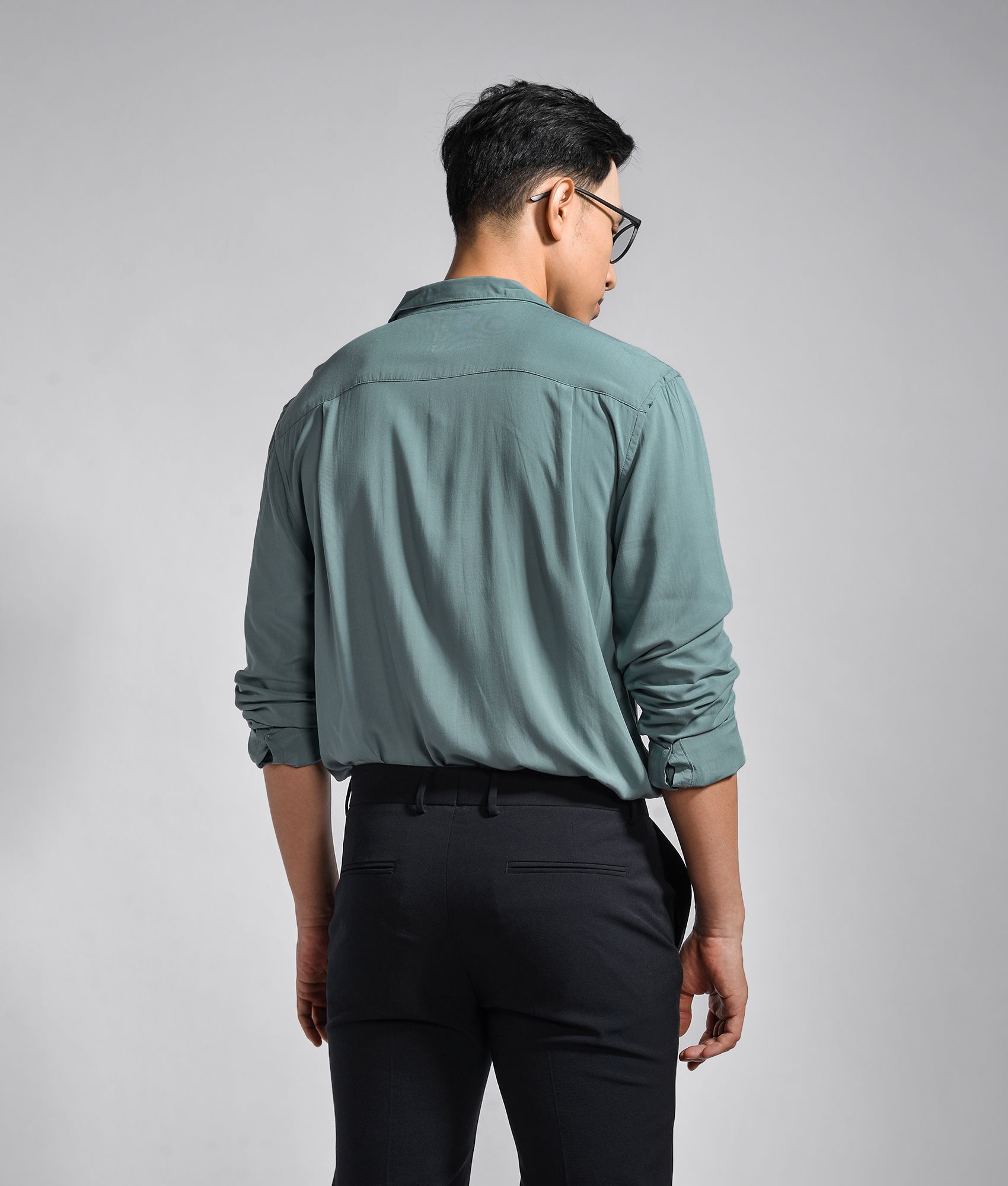 Áo sơ mi tay dài form regular - SM119800