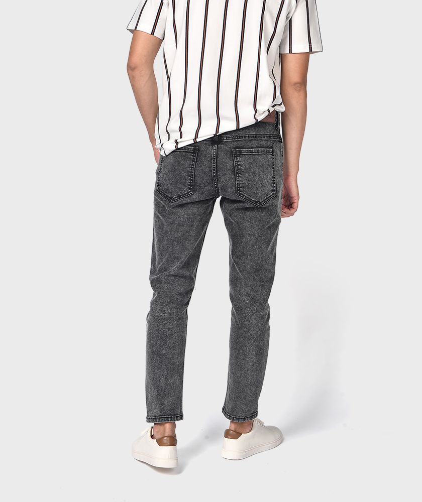 Quần Jean Nam Form Slim Cropped - QJ125015