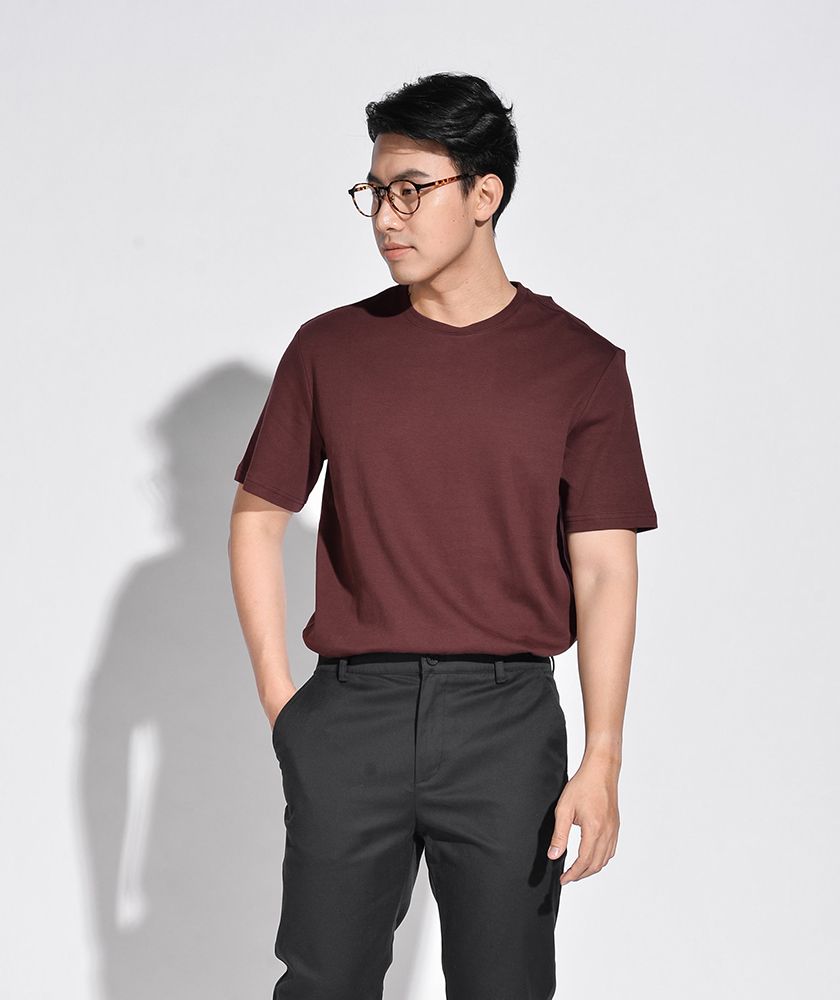 Áo Thun Nam Ngắn Tay Form Regular 10S19TSH045