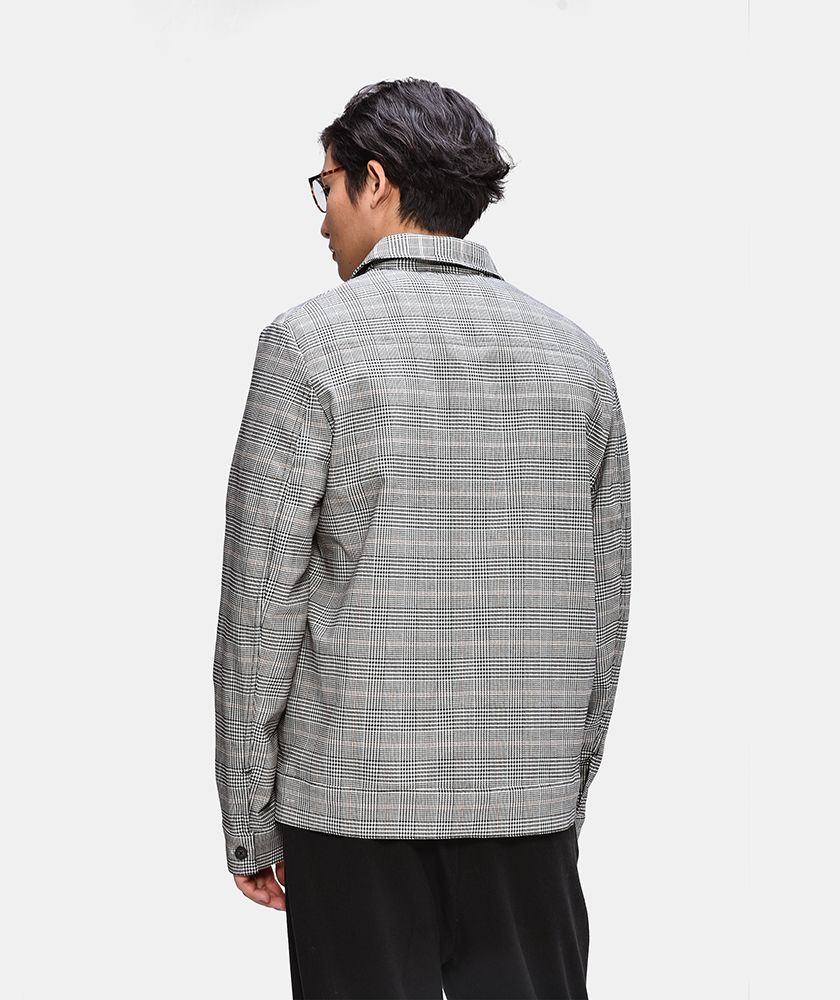 Áo Khoác Nam Kẻ Sọc Overshirt 1 Lớp AK117200