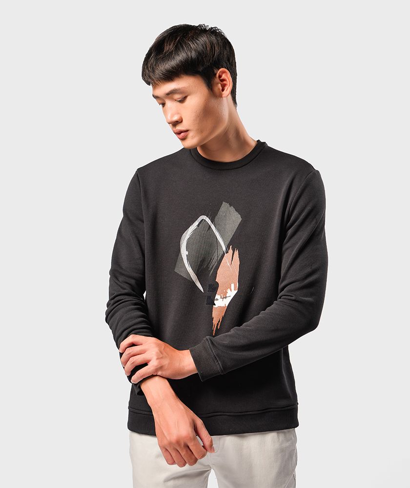 Áo Thun Nam Tay Dài Sweatshirt Regular - AT108307