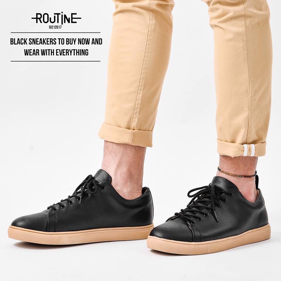Giày Dép Nam Sneaker da lỗ - GI212