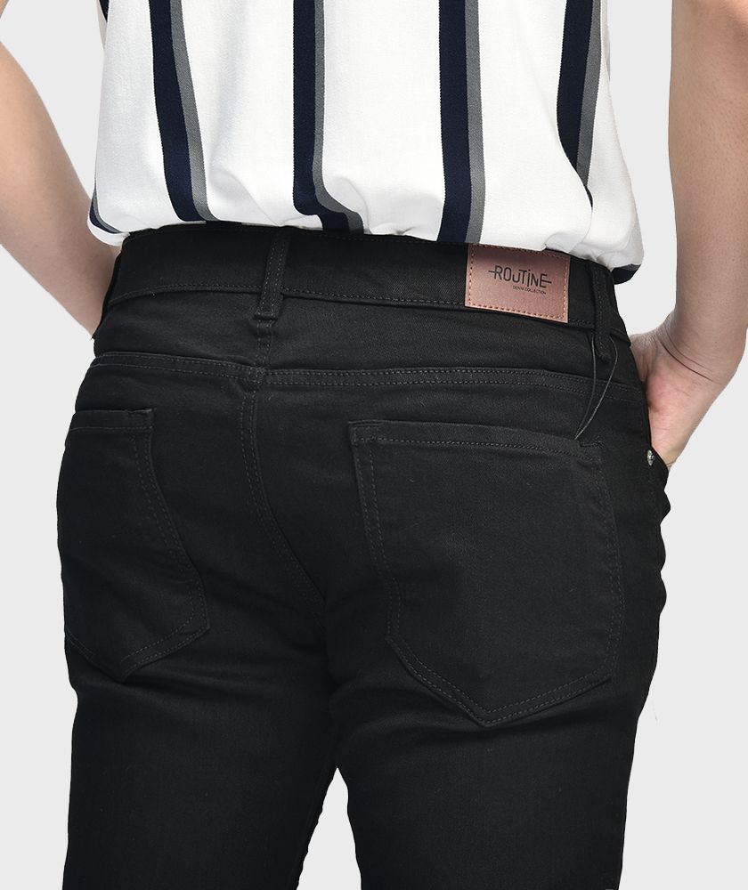Quần Jean Nam Form Skinny Rách Ống - QJ1110