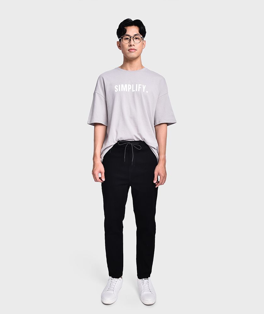 Quần Jean Nam Jogger Dây Rút - QJ124018