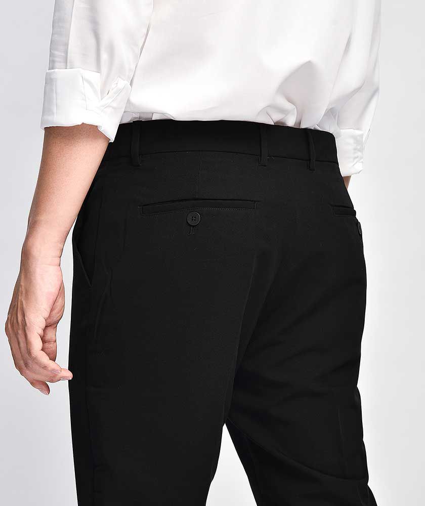 Quần Vải Nam Form Slim Cropped - QV22500