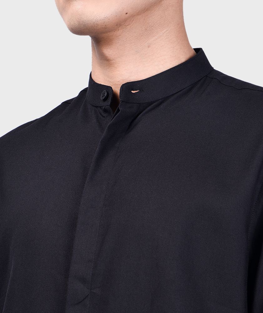 Áo Sơ Mi Nam Tay Dài Modal Flannel Trụ Nẹp Cúc Ẩn - SM115100