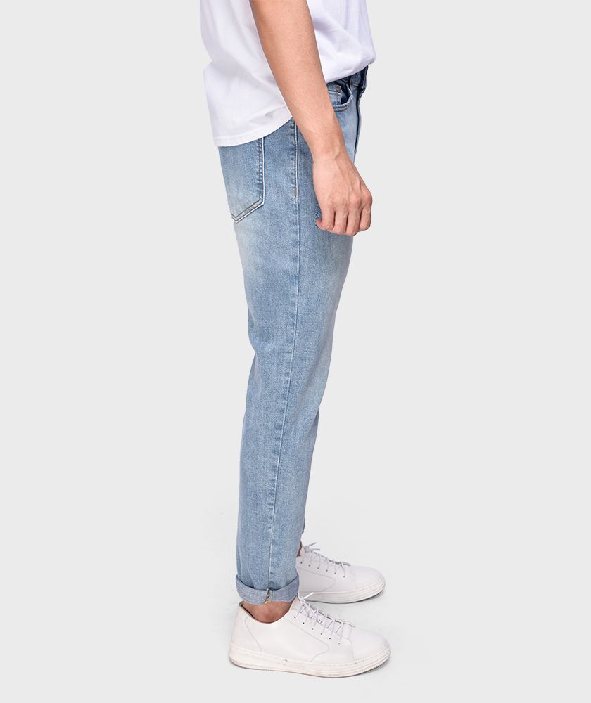 Quần Jean Nam Indigo Straight - QJ113002