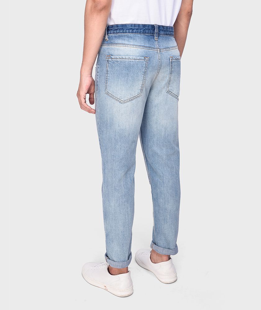 Quần Jean Nam Indigo Straight - QJ113002