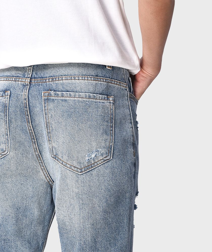 Quần Jean Nam Form Loose Fit - QJ21800