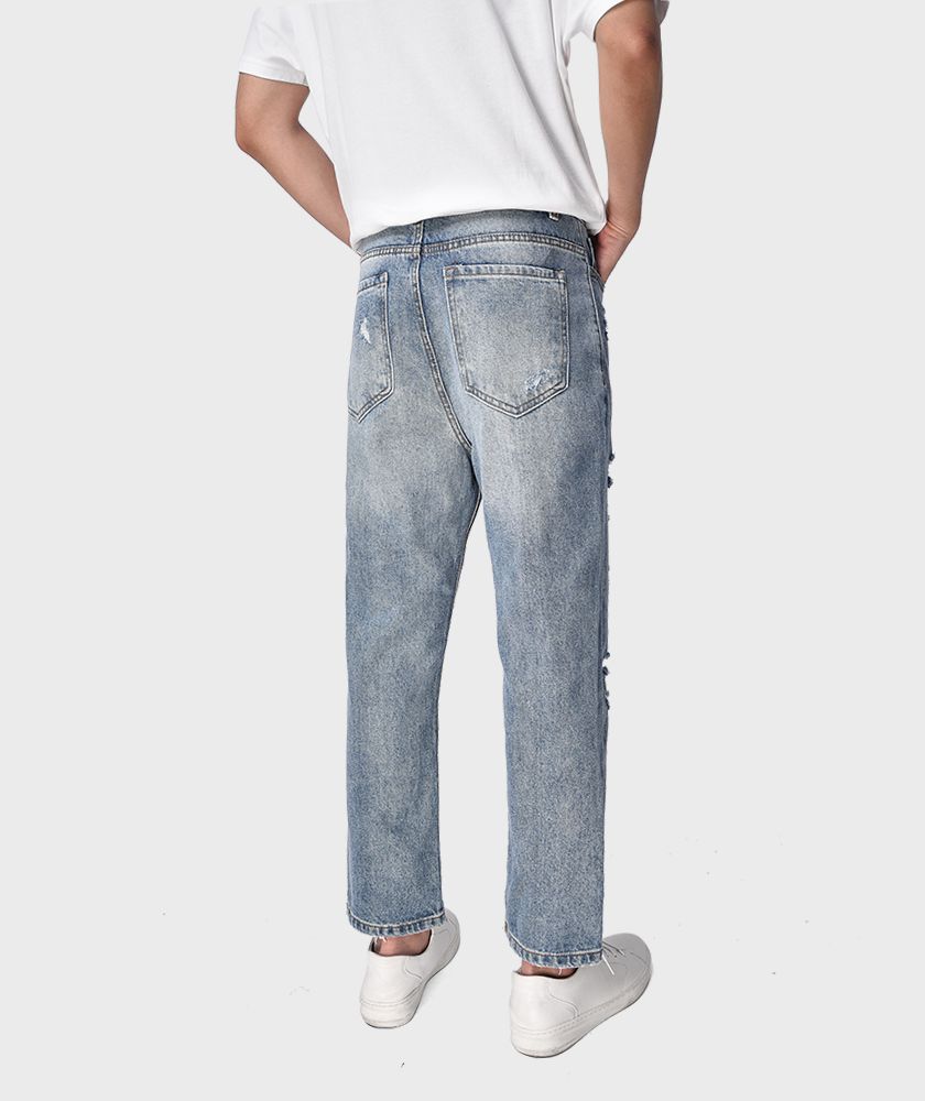 Quần Jean Nam Form Loose Fit - QJ21800