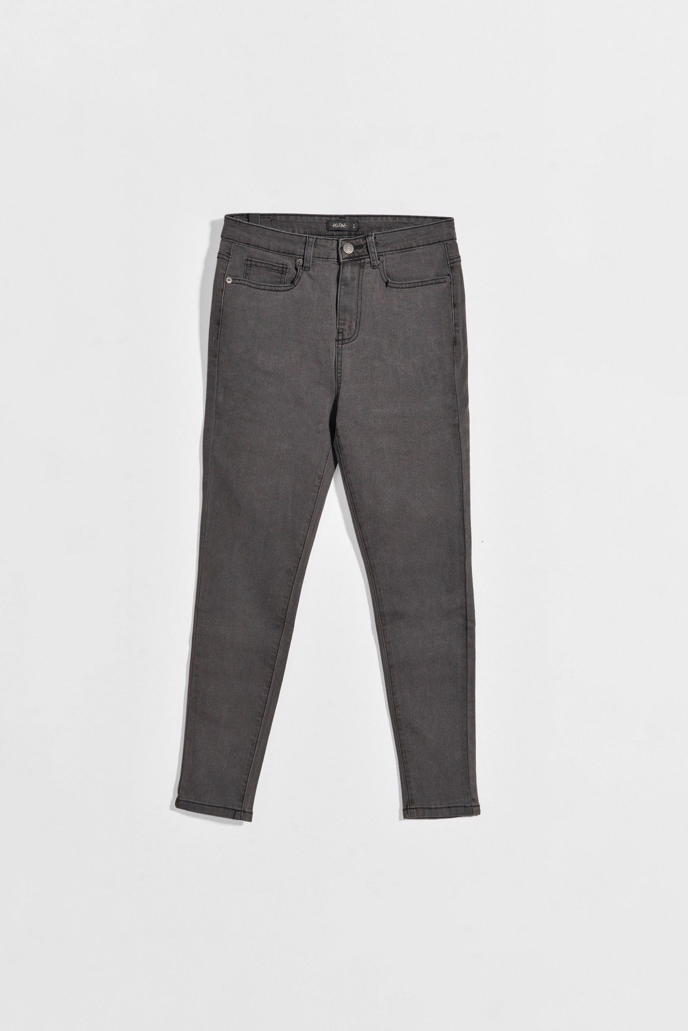 Quần jean nữ trơn xám form skinny - 10F20DPAW025