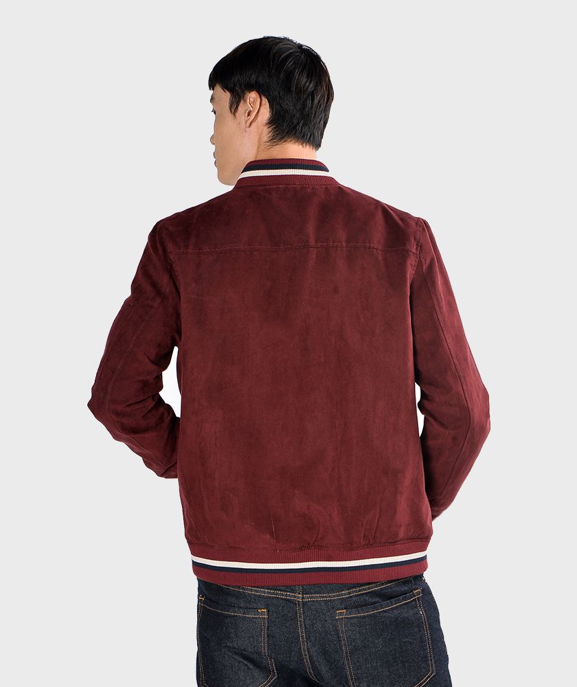 Áo Khoác Nam Boomber Da Lộn - AK107100