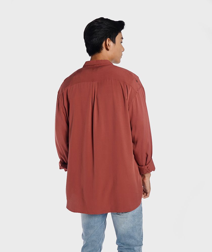 Áo Sơ Mi Nam Tay Dài Form Loose Fit - SM11920