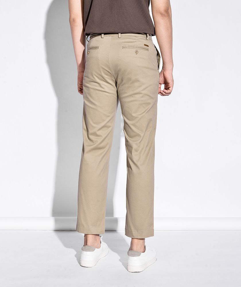 Quần Kaki Nam Form Straight Crop 10S20PCA005