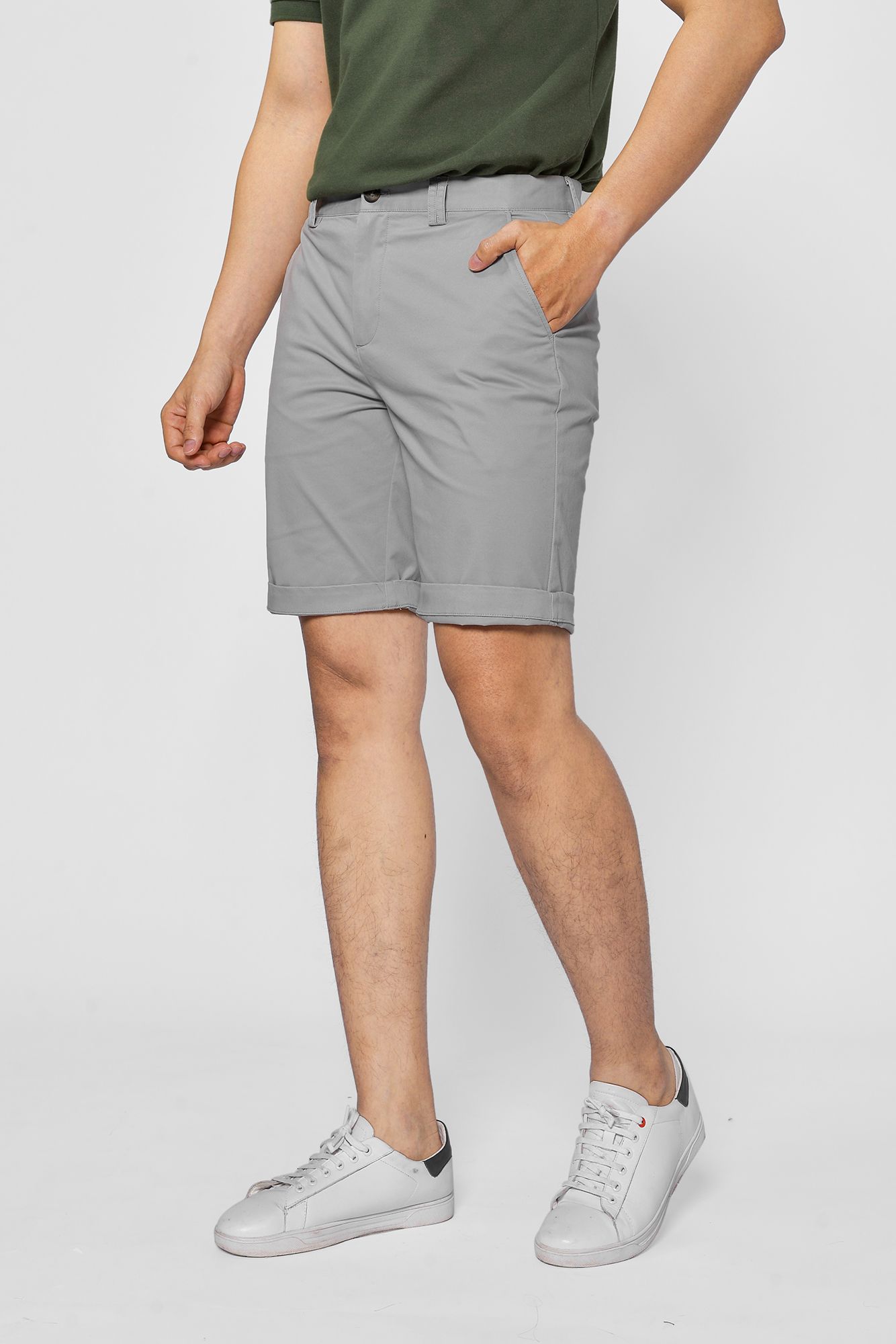 Quần short nam form STRAIGHT - 10F20PSH011