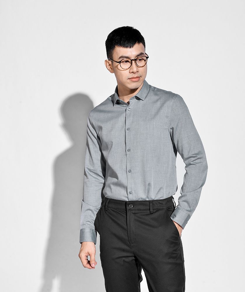 Áo sơ mi nam tay dài - 10S20SHL046