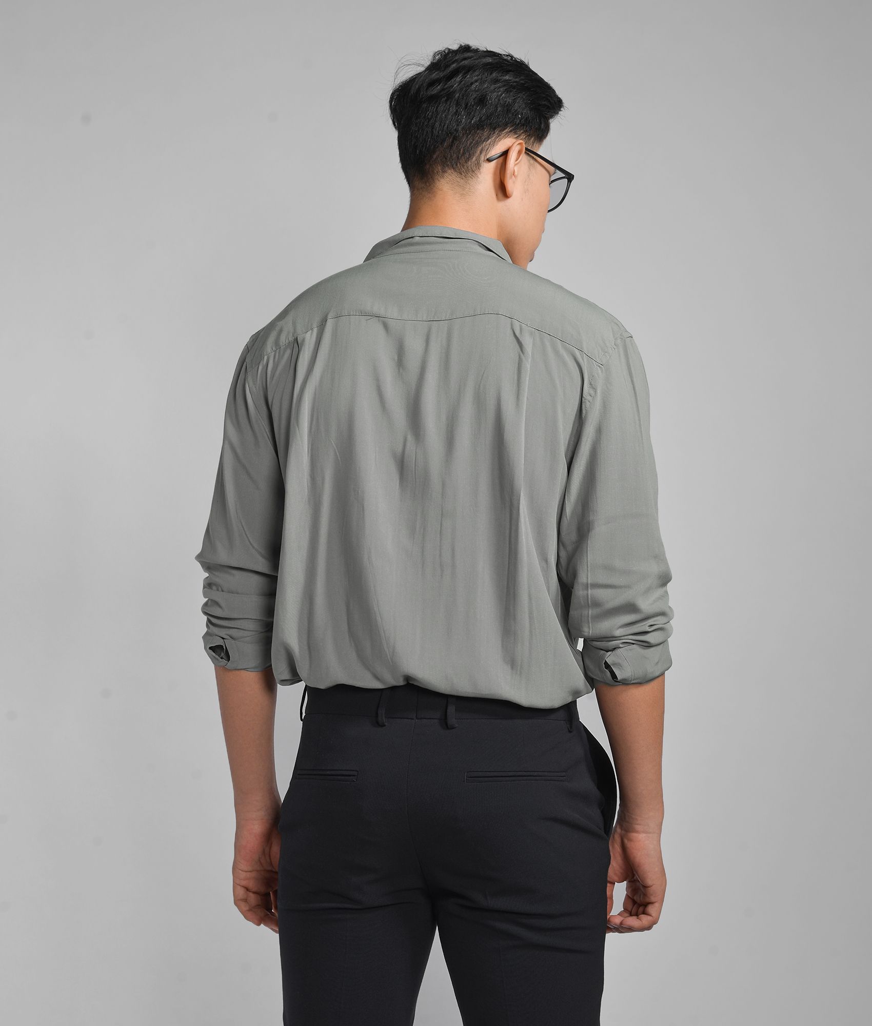 Áo sơ mi tay dài form regular - SM119800