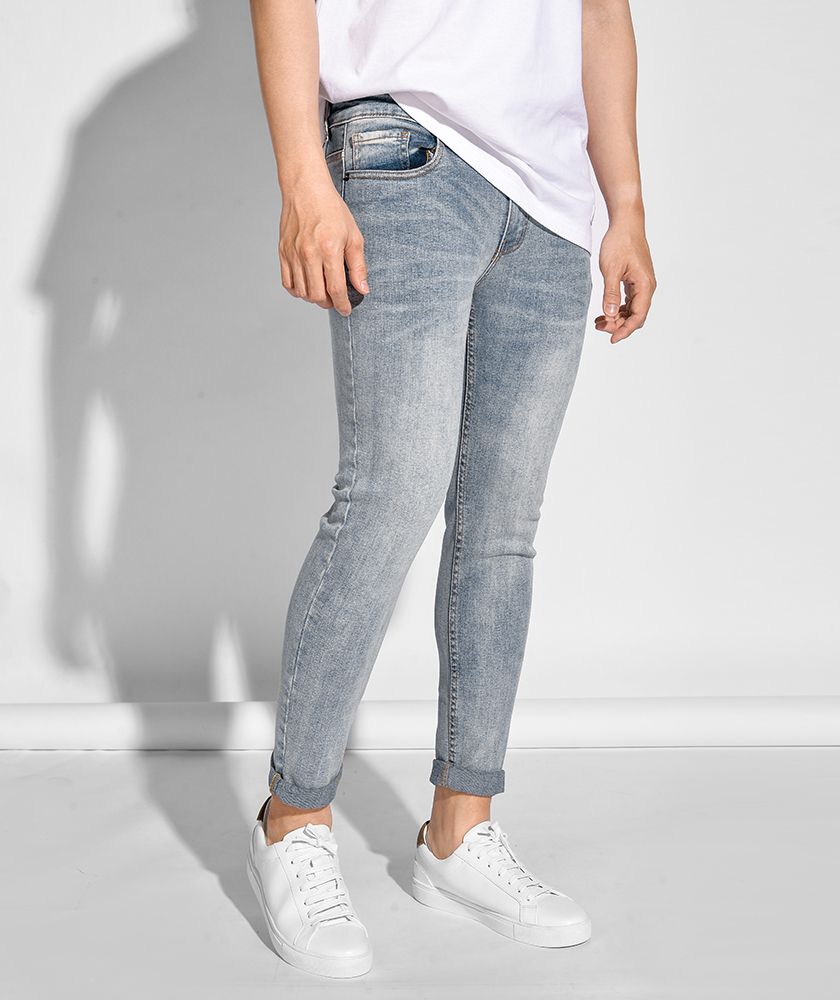 Quần Jean Nam Form Skinny Crop 10S20DPA050