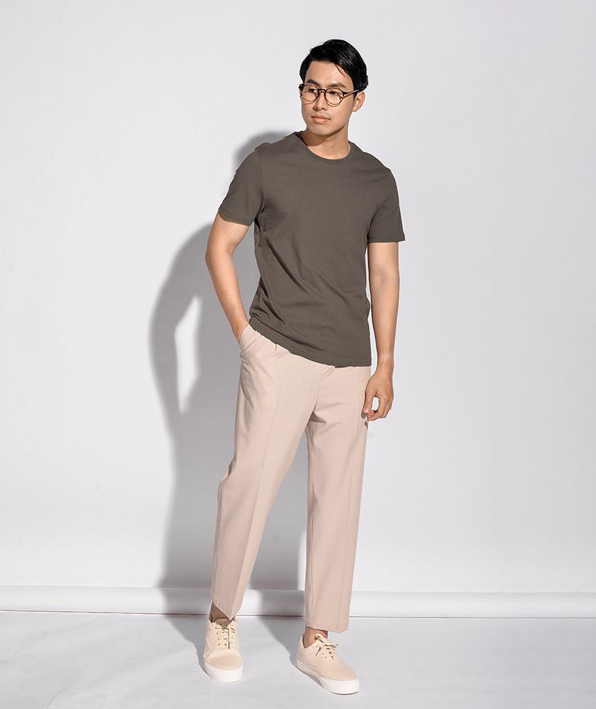 Áo Thun Nam Tay Ngắn Organic Form Fitted 10S20TSH007