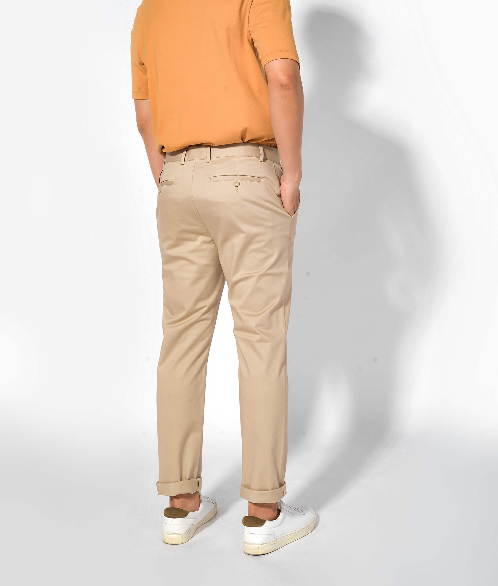 Quần khaki form slim crop - 10F20PCA007