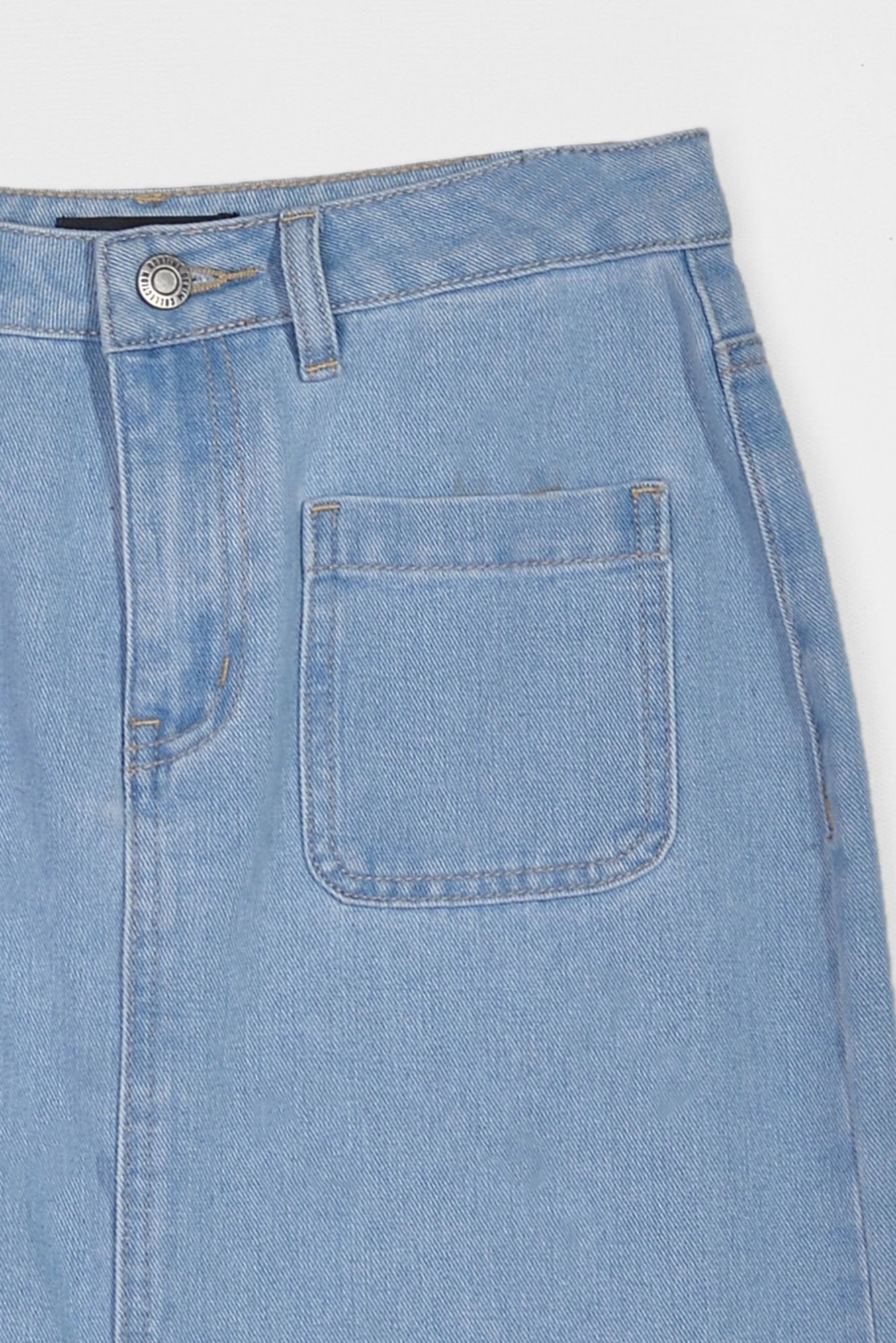 Chân váy jean, xẻ trước - 10F20DSKW007