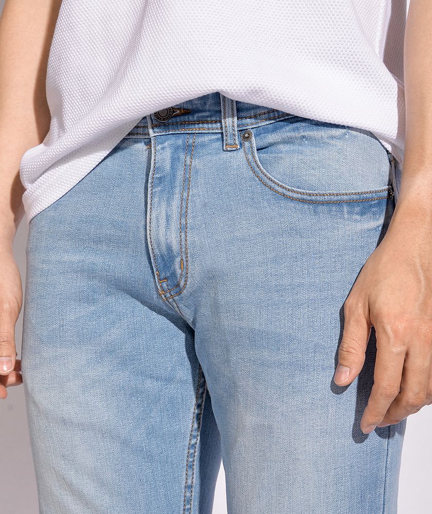 Quần Jean Trơn Form Slim 10S20DPA037