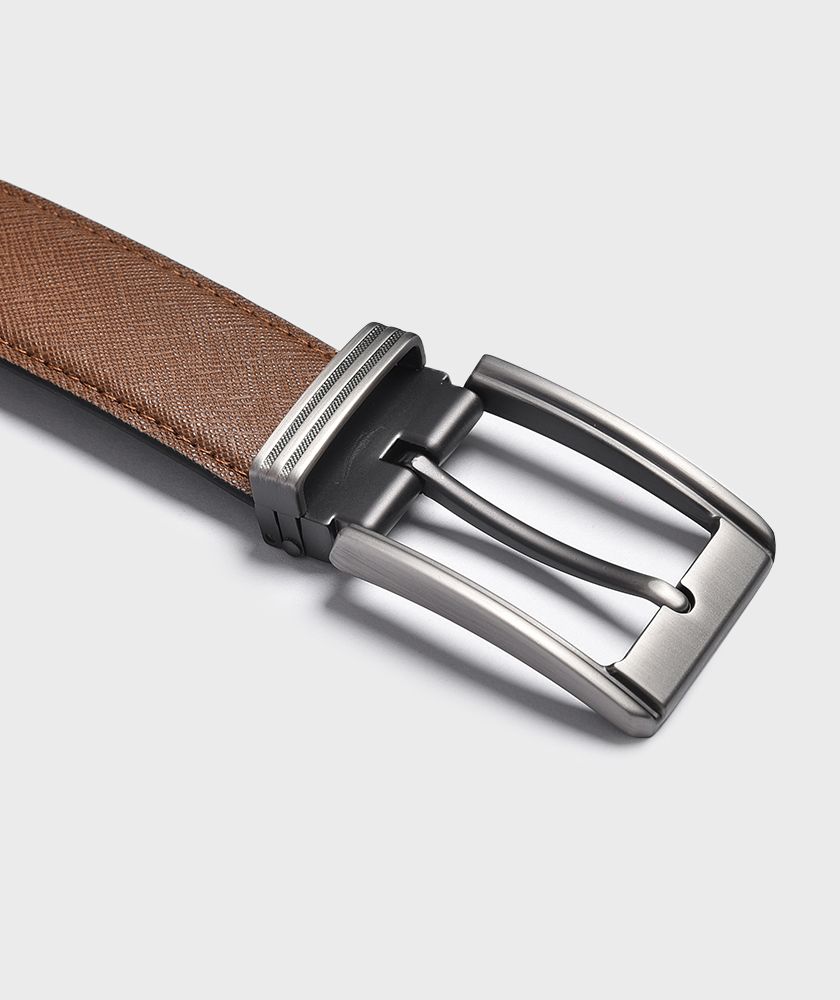 Thắt Lưng Nam Da Saffiano Khóa Kim - DL2120