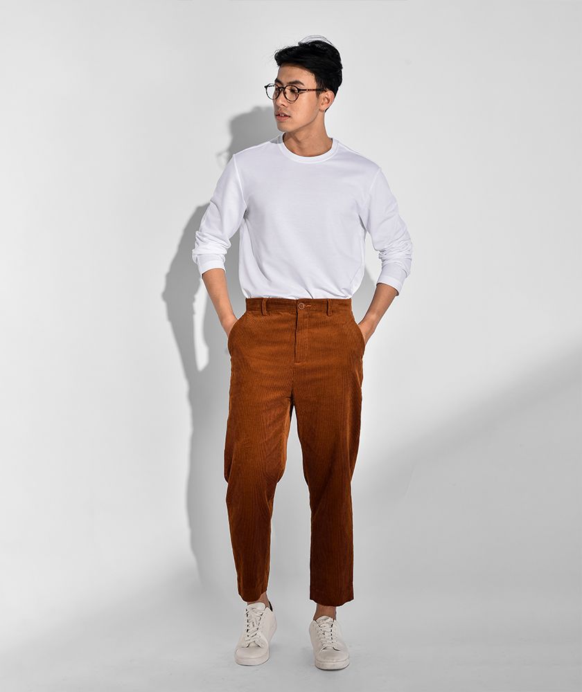 Quần Vải Nhung Nam - QU22600