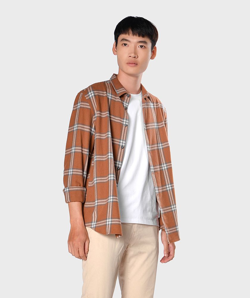 Áo Sơ Mi Nam Tay Dài Regular - SM101217